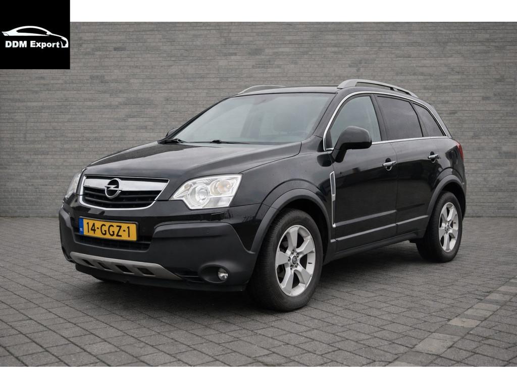 Opel Antara 2.4-16V COSMO NAVI/LEERTREKHAAK (bj 2008), Gebruikt, 4 cilinders, Zwart, Bedrijf