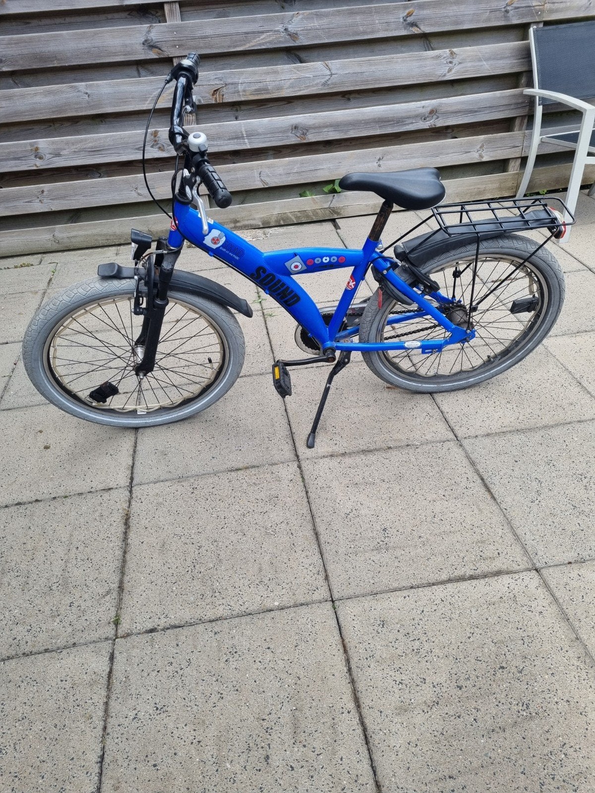 Blauwe kinderfiets met versnellingen, Ophalen, Gebruikt, Overige merken, Versnellingen