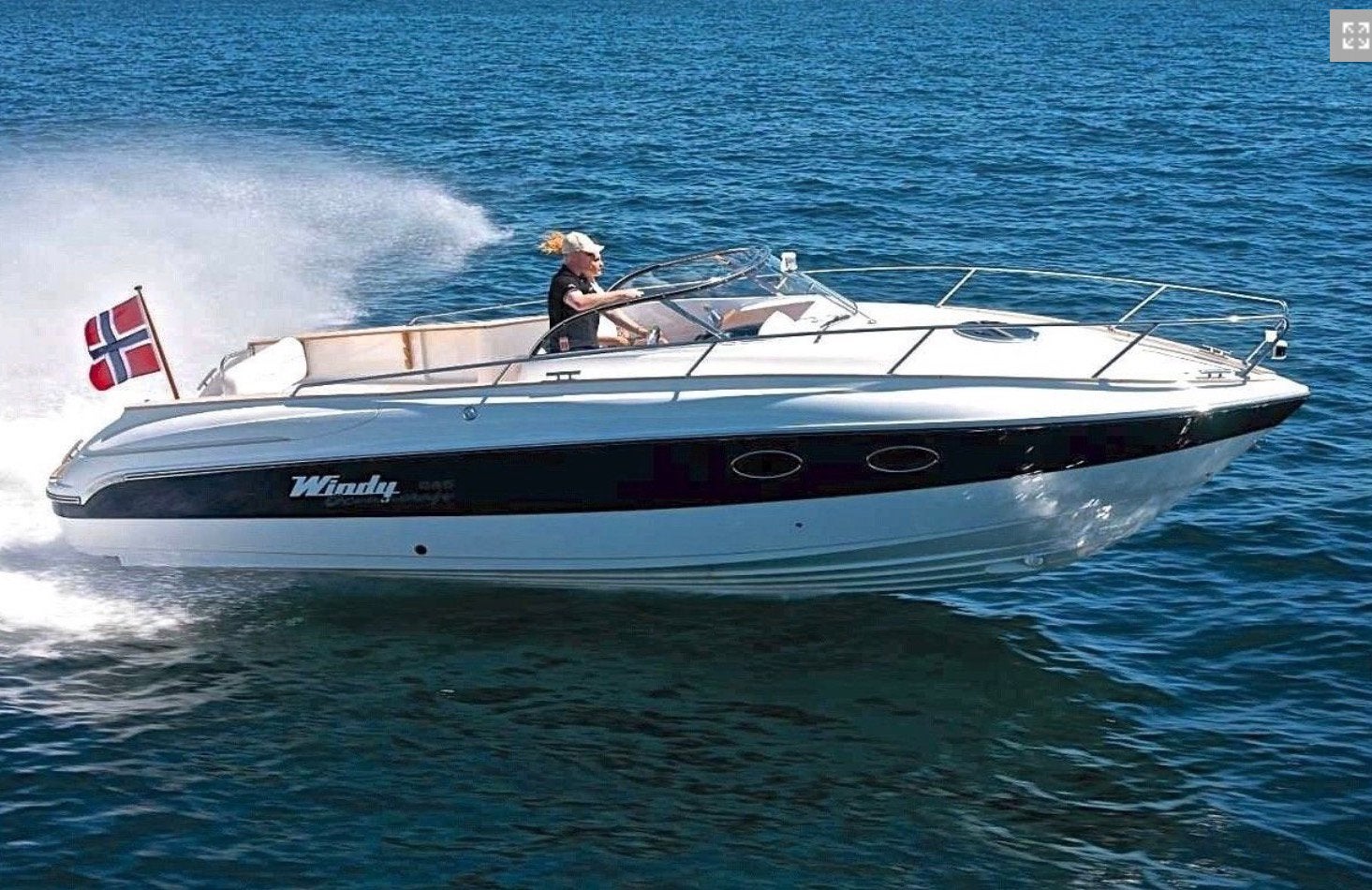28’ Windy Oceancraft 845 | 285pk diesel | 2 slaappl, boegsc, Watersport en Boten, Ophalen, 70 cm, Gebruikt, Diesel