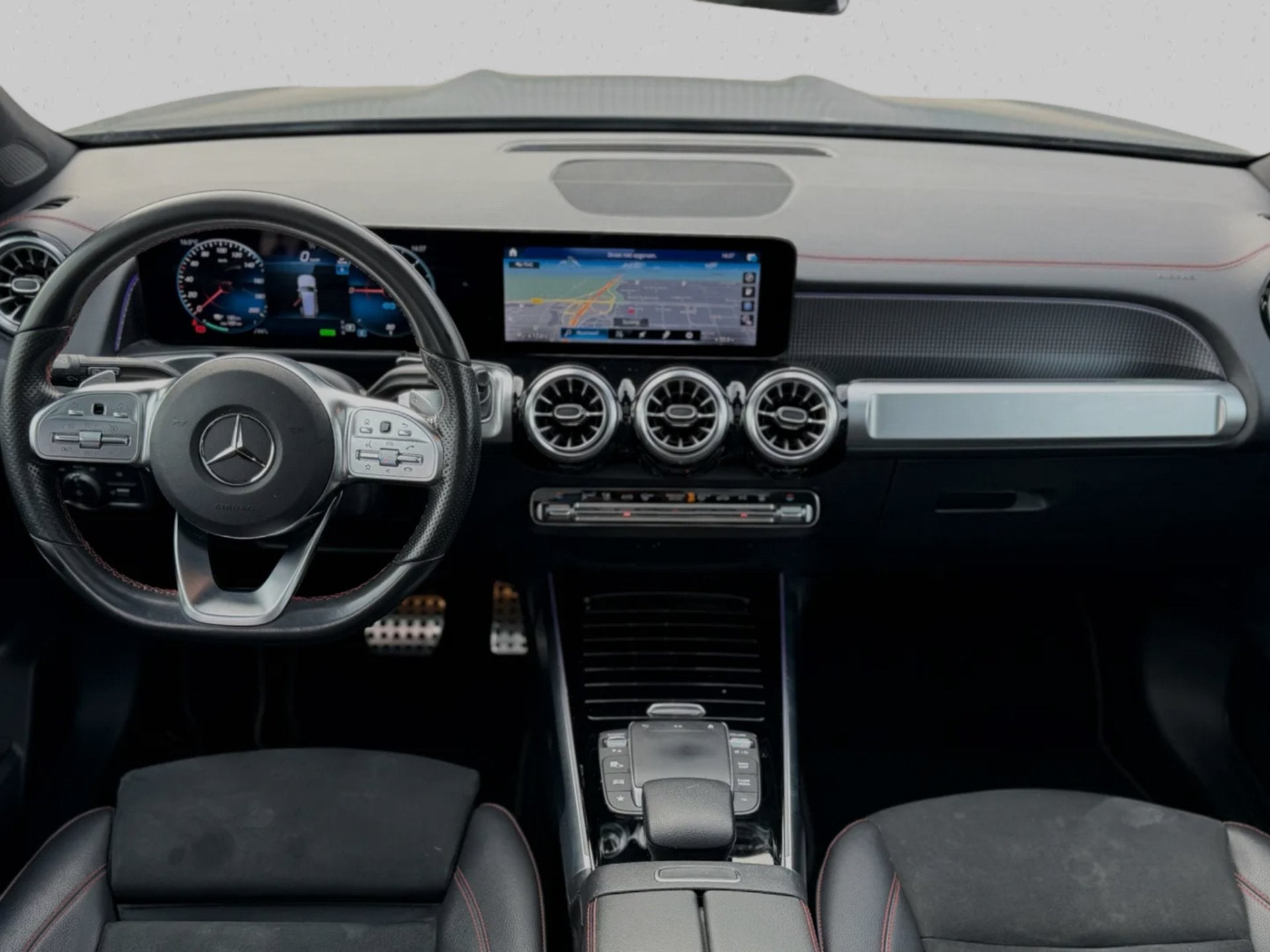 Mercedes-Benz EQB 250 AMG Line 7p. 67 kWh 93% SoH(NL-auto, 1, Auto's, Dealer onderhouden, Gebruikt, 190 pk, 7 stoelen