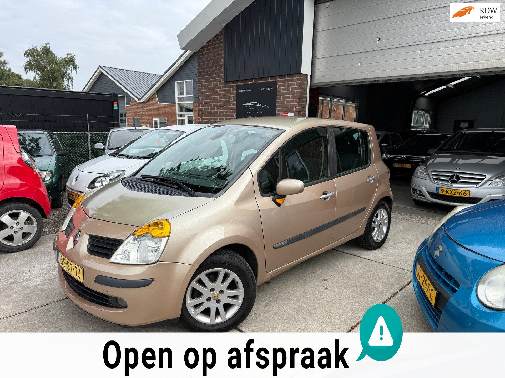 Renault Modus 1.2-16V Authentique Comfort |NIEUWE APK|AIRCO|, Auto's, Voorwielaandrijving, Stof, Gebruikt, 4 cilinders