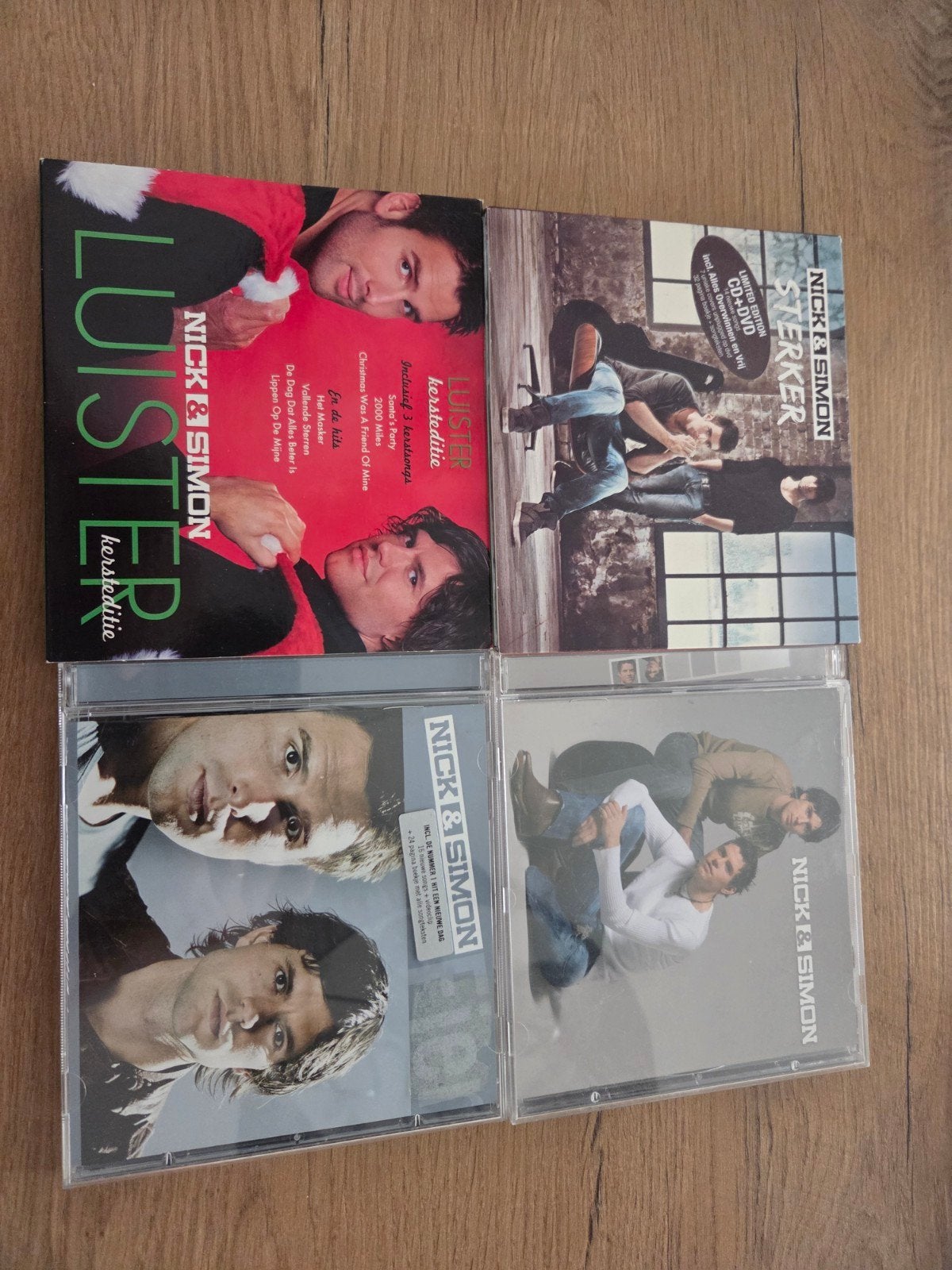 Nick & Simon CD collectie - Luister, Sterker, Droom, Inclusief doosje, Ophalen of Verzenden, Zo goed als nieuw, Pop
