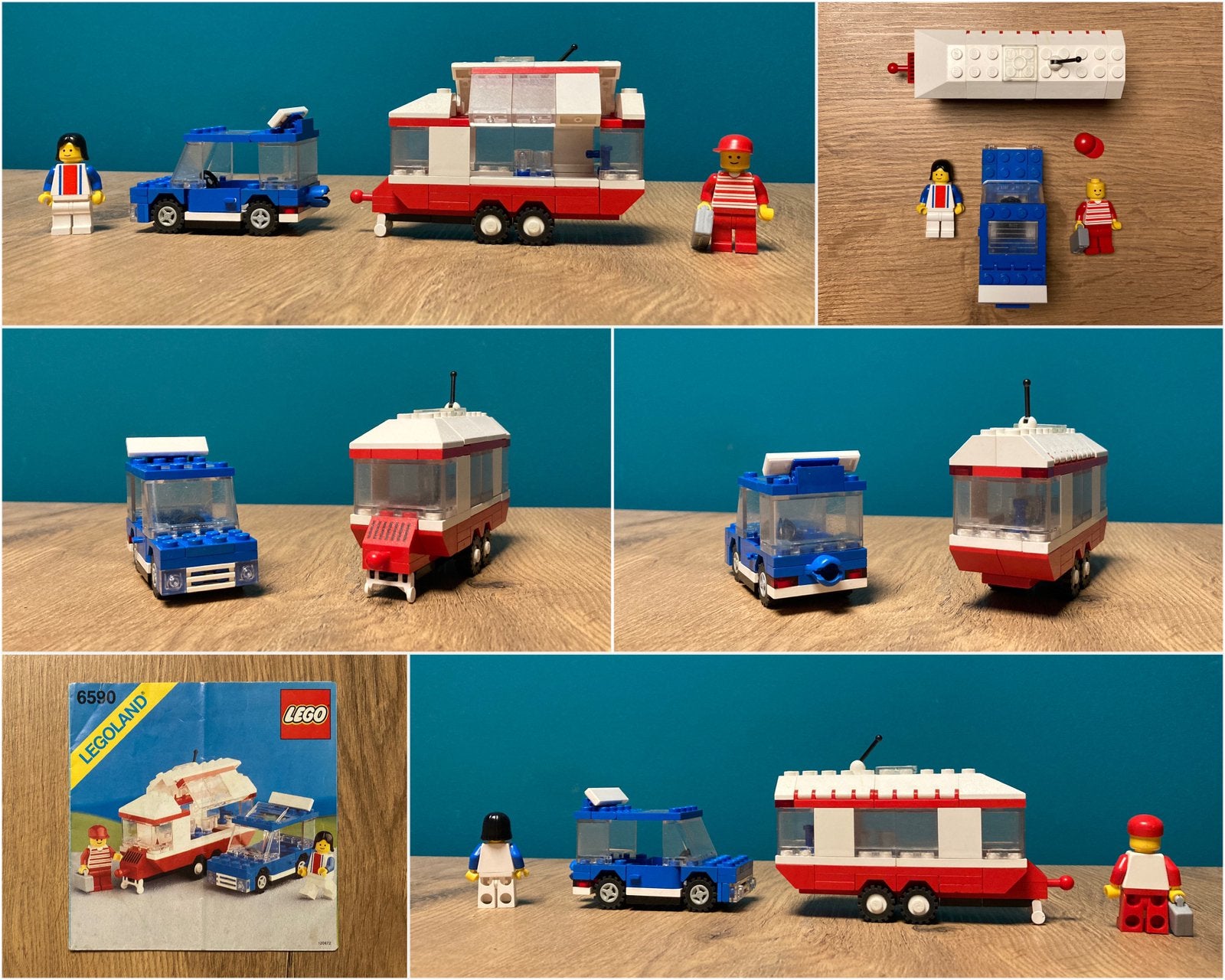 Lego Town 6590 Vacation Camper, Kinderen en Baby's, Speelgoed | Duplo en Lego, Ophalen, Gebruikt