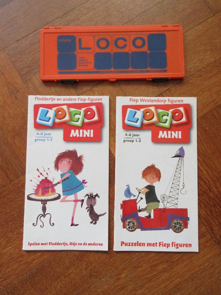 Loco Mini : doos + 2 boekjes, Kinderen en Baby's, Speelgoed | Educatief en Creatief, Ophalen of Verzenden, Gebruikt, Puzzelen