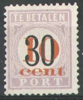 Suriname Port 15 Type I ongebruikt Hulpuitgifte 1911, Ophalen of Verzenden, Postfris