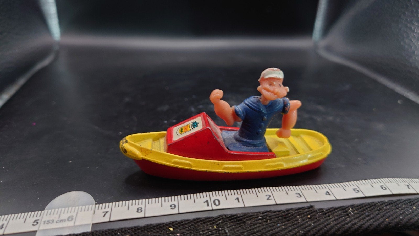 Corgi Toys Popeye op boot - Vintage speelgoed, Antiek en Kunst, Ophalen of Verzenden