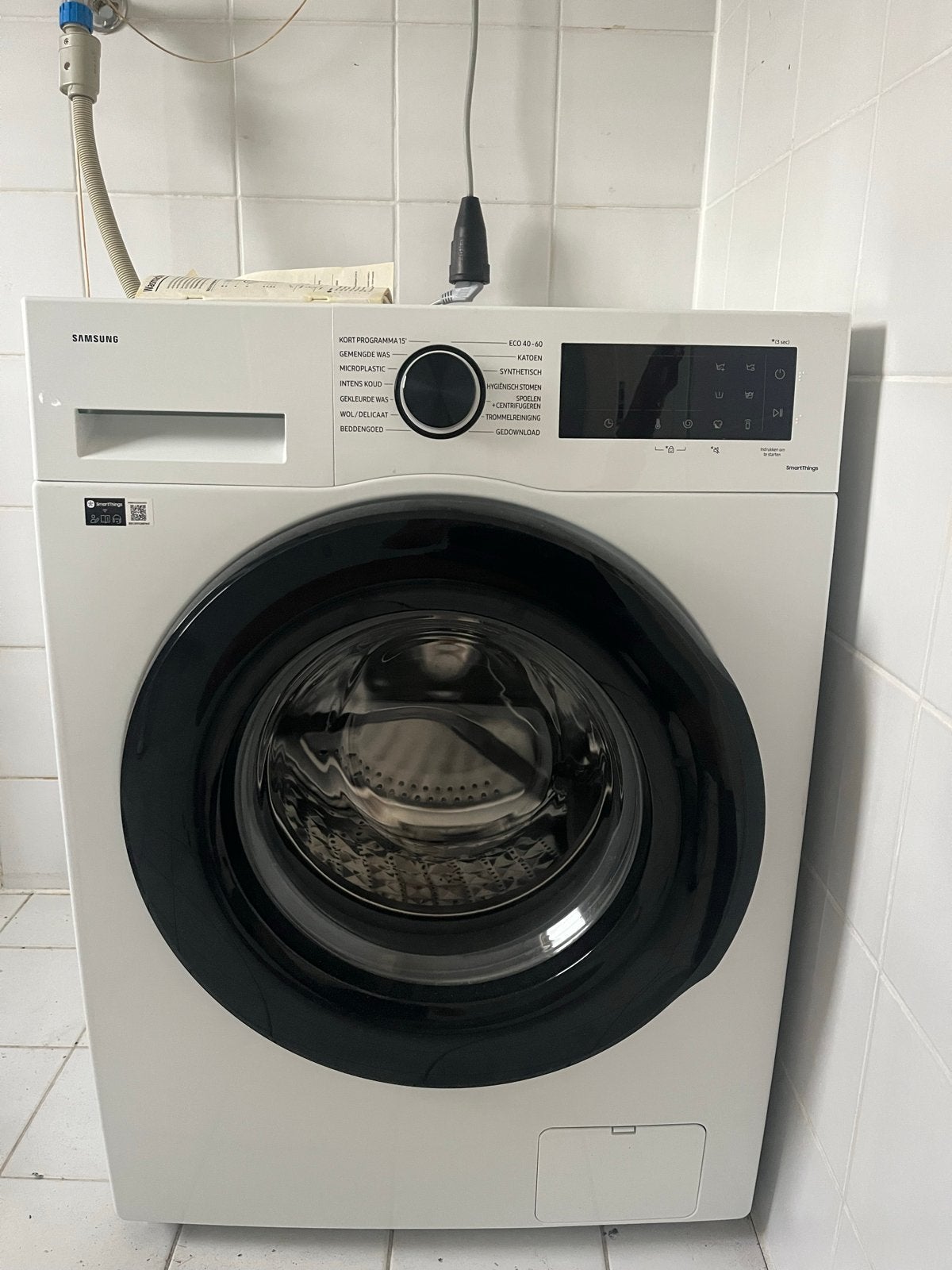 Samsung Voorlader Wasmachine, Ophalen, 1200 tot 1600 toeren, 8 tot 10 kg, Zo goed als nieuw