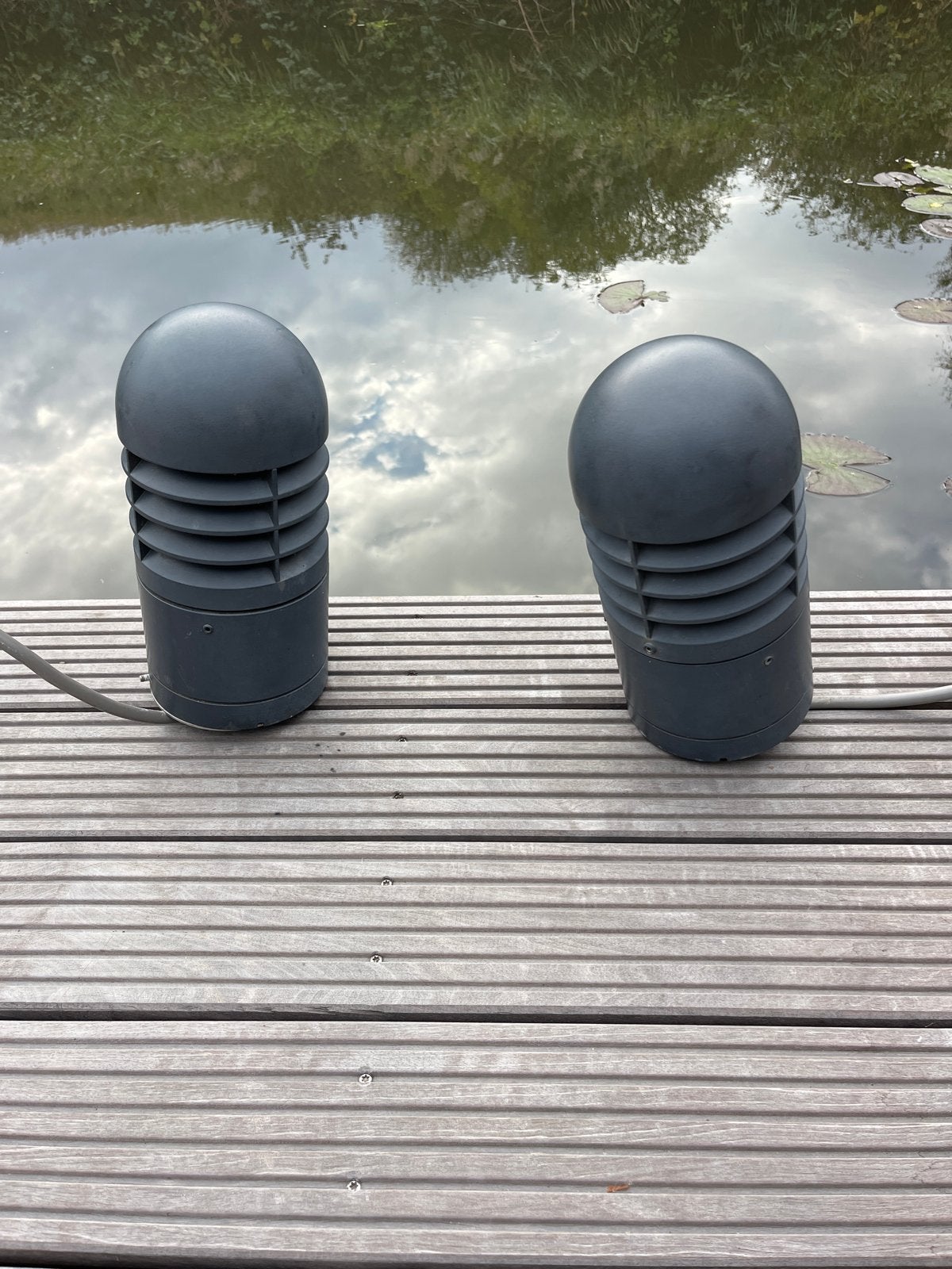 Steiger verlichting - Set van 2 buitenlampen, Tuin en Terras, Ophalen, Gebruikt, Staal, Overige typen