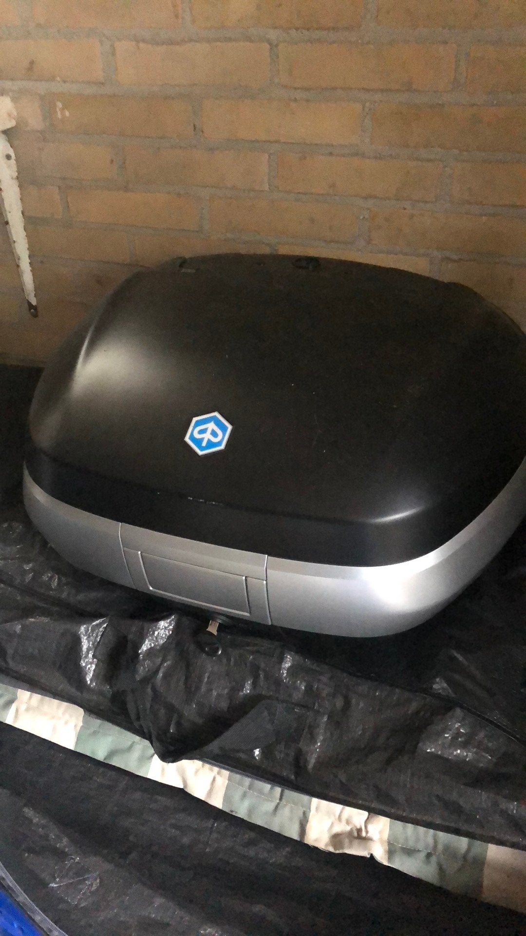 Koffer voor op piaggio mp3 motor, Ophalen