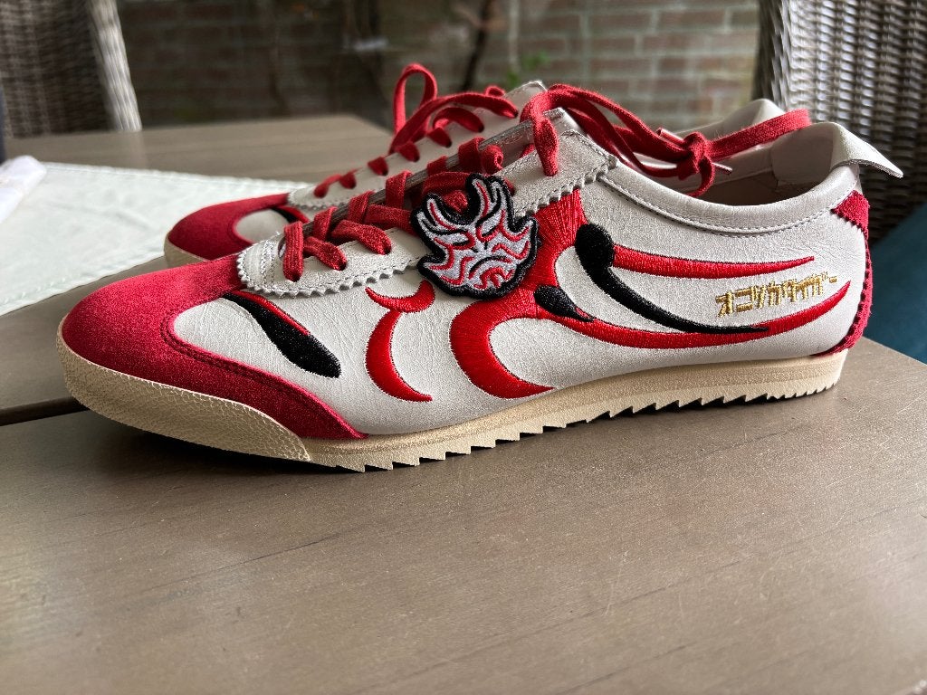 NIEUW Onitsuka Tiger Mexico 66 Deluxe ‘Kumadori’ - 41.5, Wit, Nieuw, Ophalen of Verzenden, Sneakers of Gympen