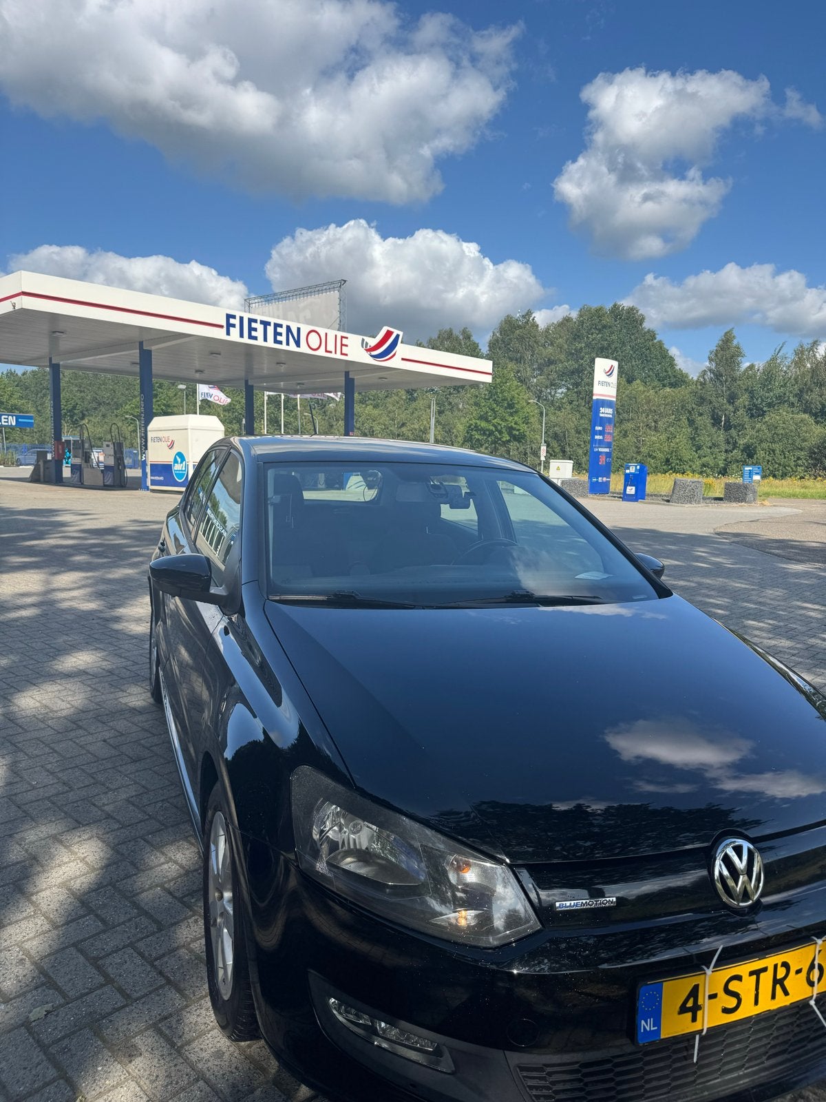 Volkswagen Polo 1.2 TDI 55KW BM 2013 Zwart, Auto's, Voorwielaandrijving, 74 pk, 1199 cc, 96 €/maand
