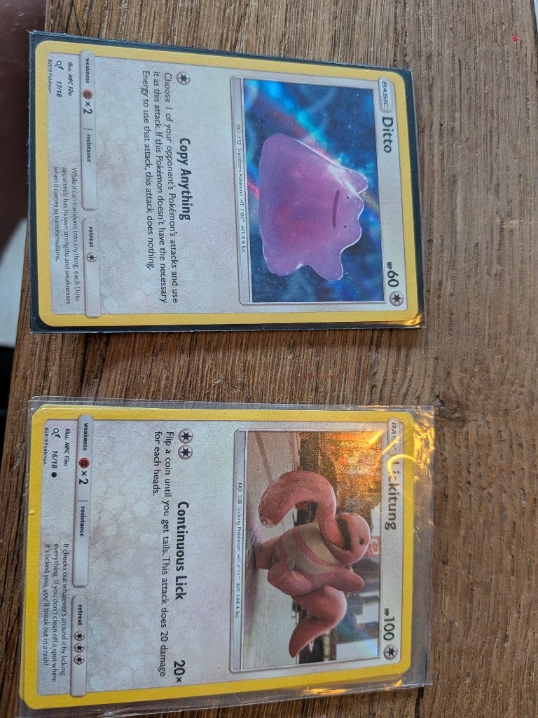 Bijzondere Pokemonkaarten detective Pikachu serie 2019, Ophalen, Zo goed als nieuw, Meerdere kaarten