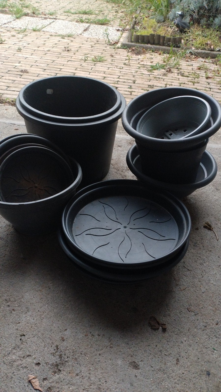 plantenbakken met lekbodem, Tuin en Terras, Ophalen, Kunststof, Gebruikt, Minder dan 60 cm