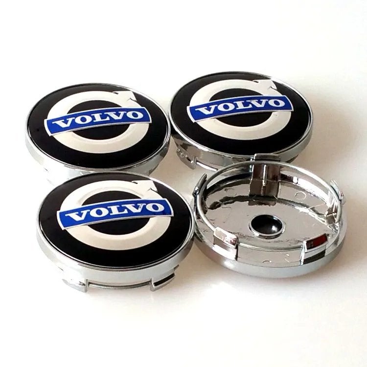 Volvo naafdopjes 60mm naafkapjes wieldoppen, Ophalen, Zo goed als nieuw