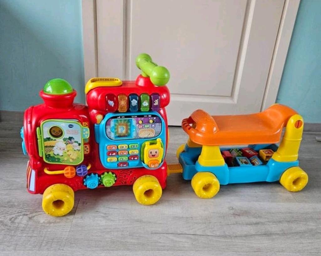 Vtech leer en loop trein, Kinderen en Baby's, Speelgoed | Speelgoedvoertuigen, Ophalen