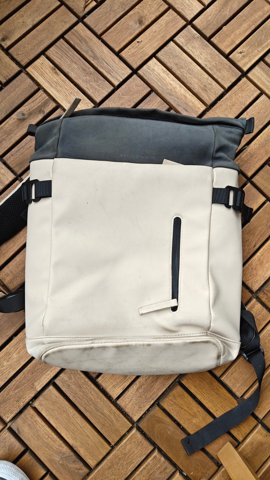 Kapten & Son Rugtas/Laptoptas - Stijlvol en Functioneel, Overige merken, Gebruikt, 25 tot 40 cm, Ophalen of Verzenden