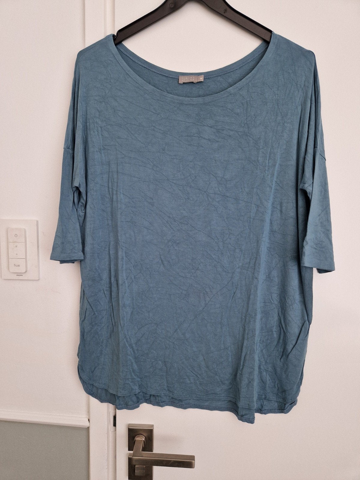 No Mans Land, groen, ruim shirt, M., Maat 38/40 (M), Ophalen of Verzenden, Zo goed als nieuw, Lange mouw
