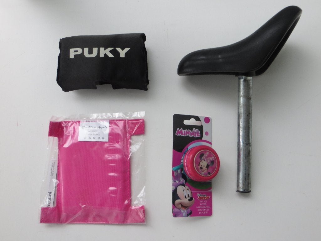 Roze kinbeschermer, zadelpen 22mm kinderfiets en Fietsbel, Ophalen of Verzenden, Nieuw, Kinderfiets, Zadel