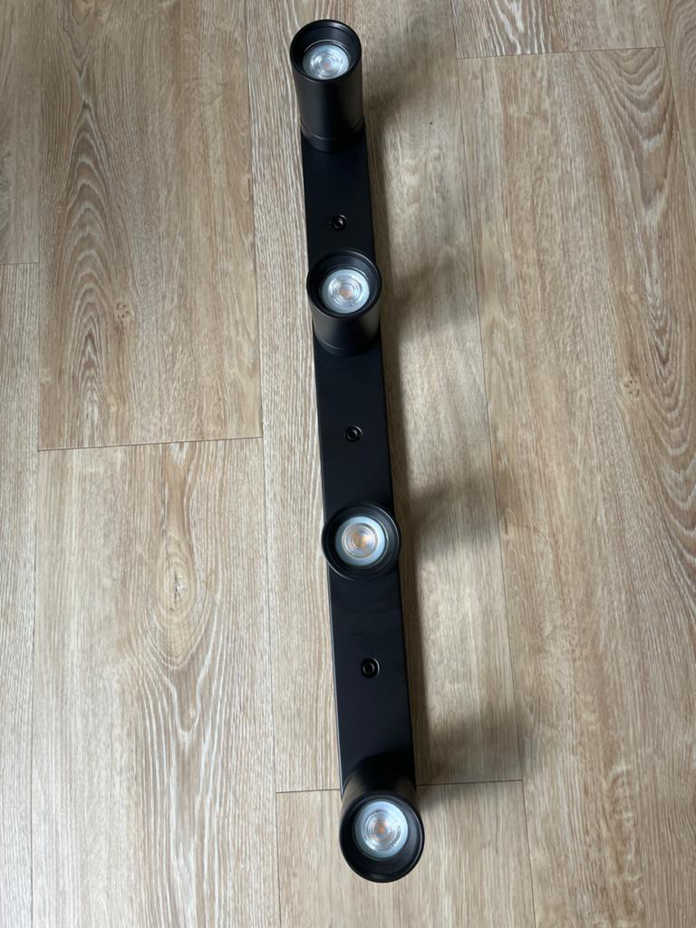 IKEA Nymåne plafondspot met 4 spots, inclusief lampjes, Huis en Inrichting, Ophalen, Zo goed als nieuw