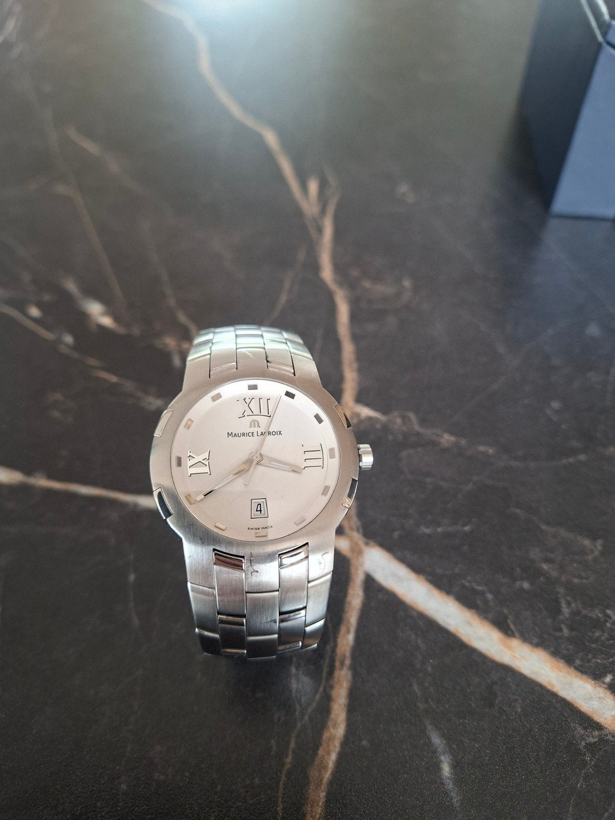 Heren horloge Maurice Lacroix, Overige merken, Staal, Staal, Polshorloge
