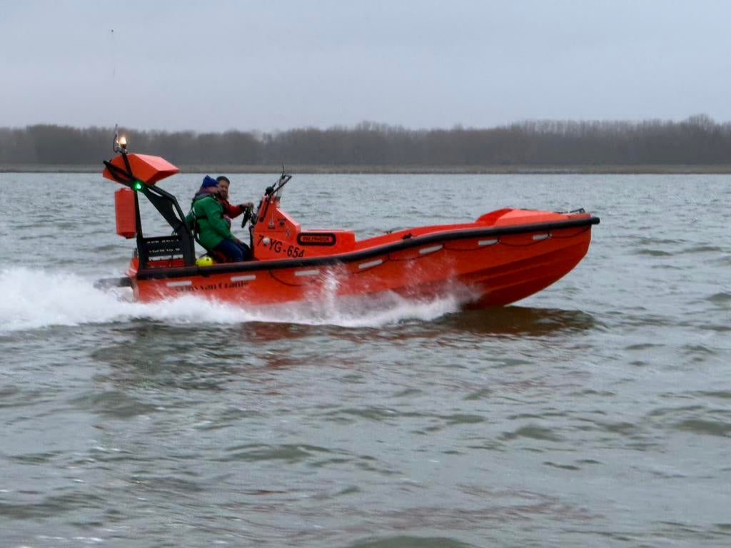 Palfinger FRSQ 630 G Jet Rescue Boat  65 draaiuren !, Watersport en Boten, Ophalen of Verzenden, Zo goed als nieuw