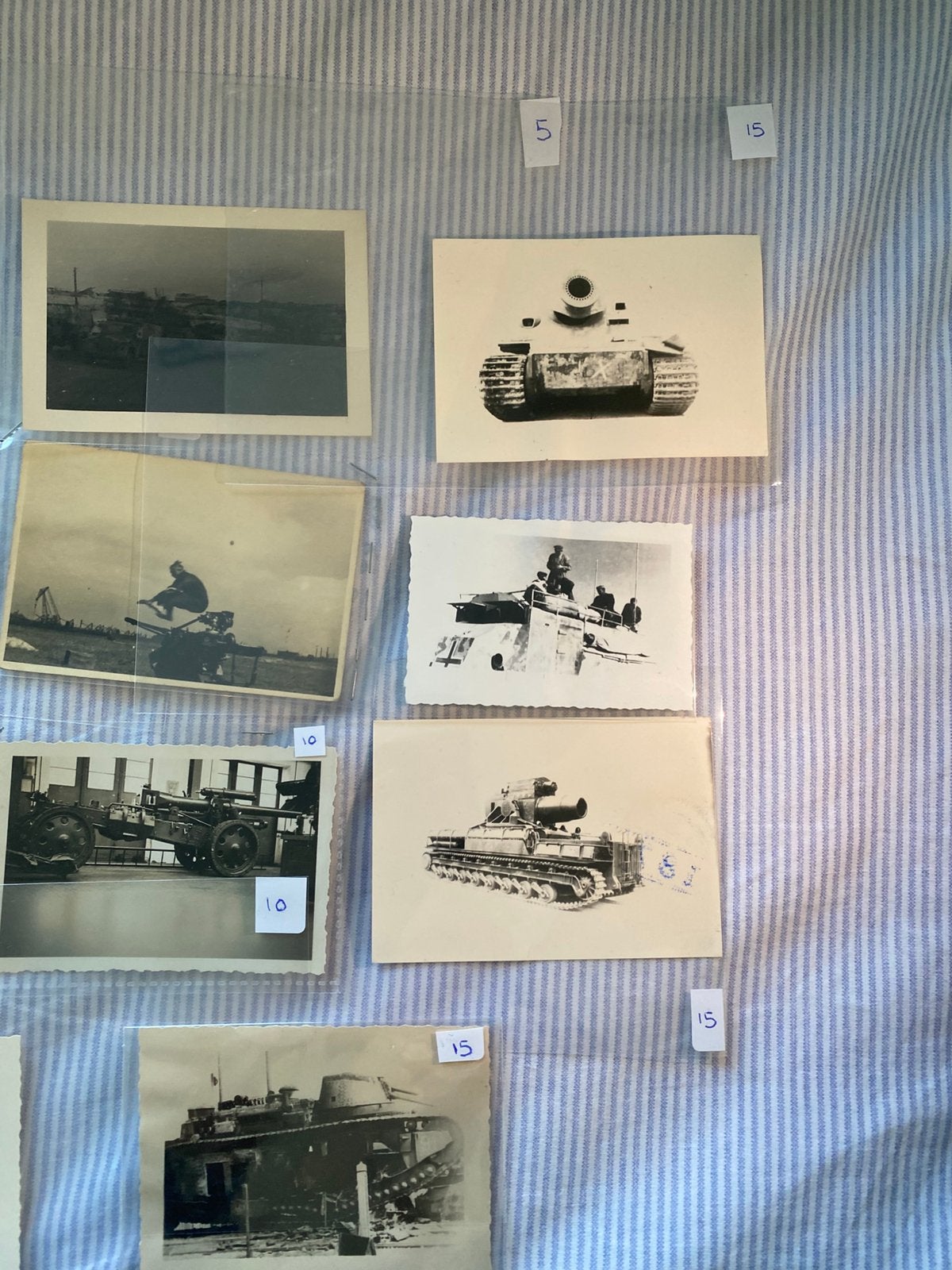 WO2 Foto Lot (16x) Tanks & Artillerie - Wehrmacht Panzer, Verzamelen, Ophalen of Verzenden, Landmacht, Duitsland, Foto of Poster