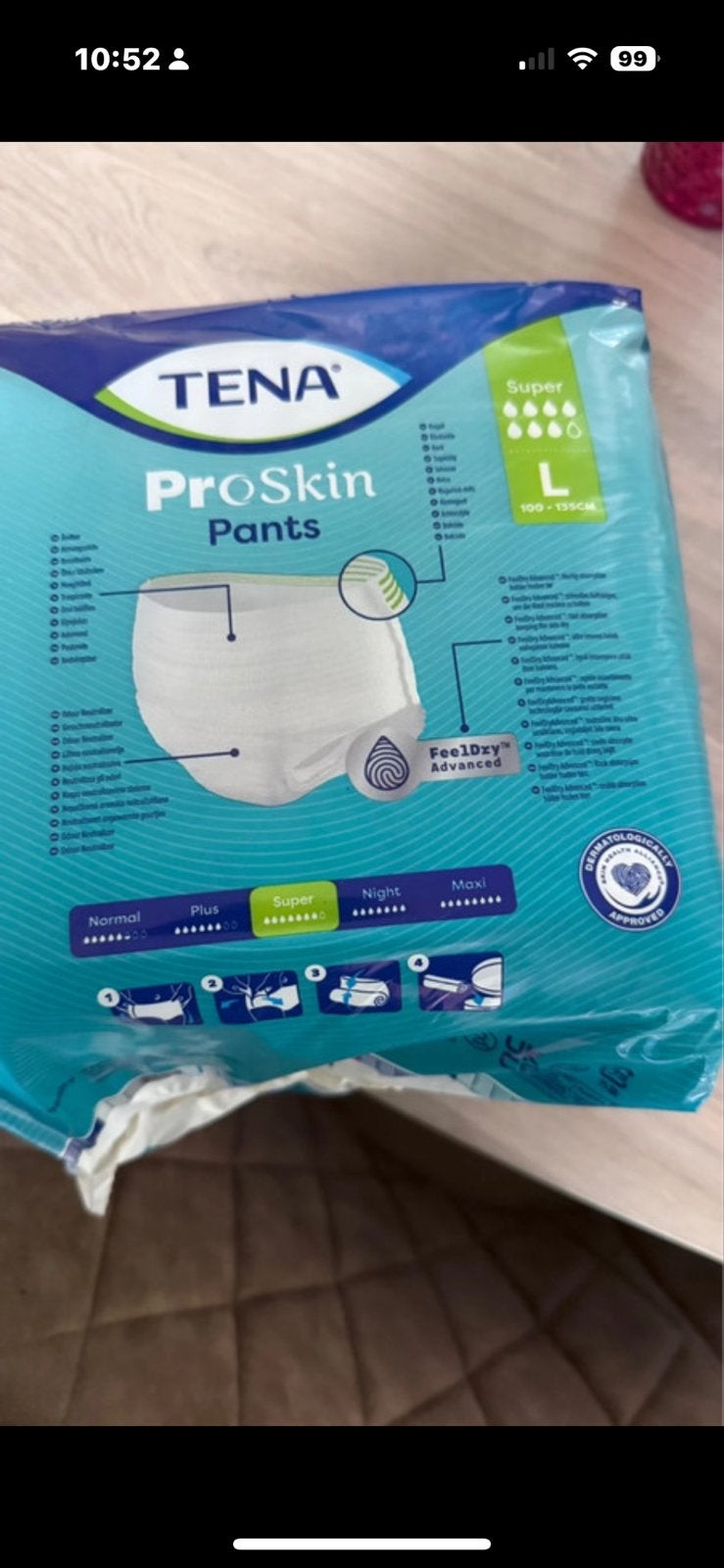 Tena lady pants maat L,, Diversen, Verpleegmiddelen, Ophalen of Verzenden, Nieuw