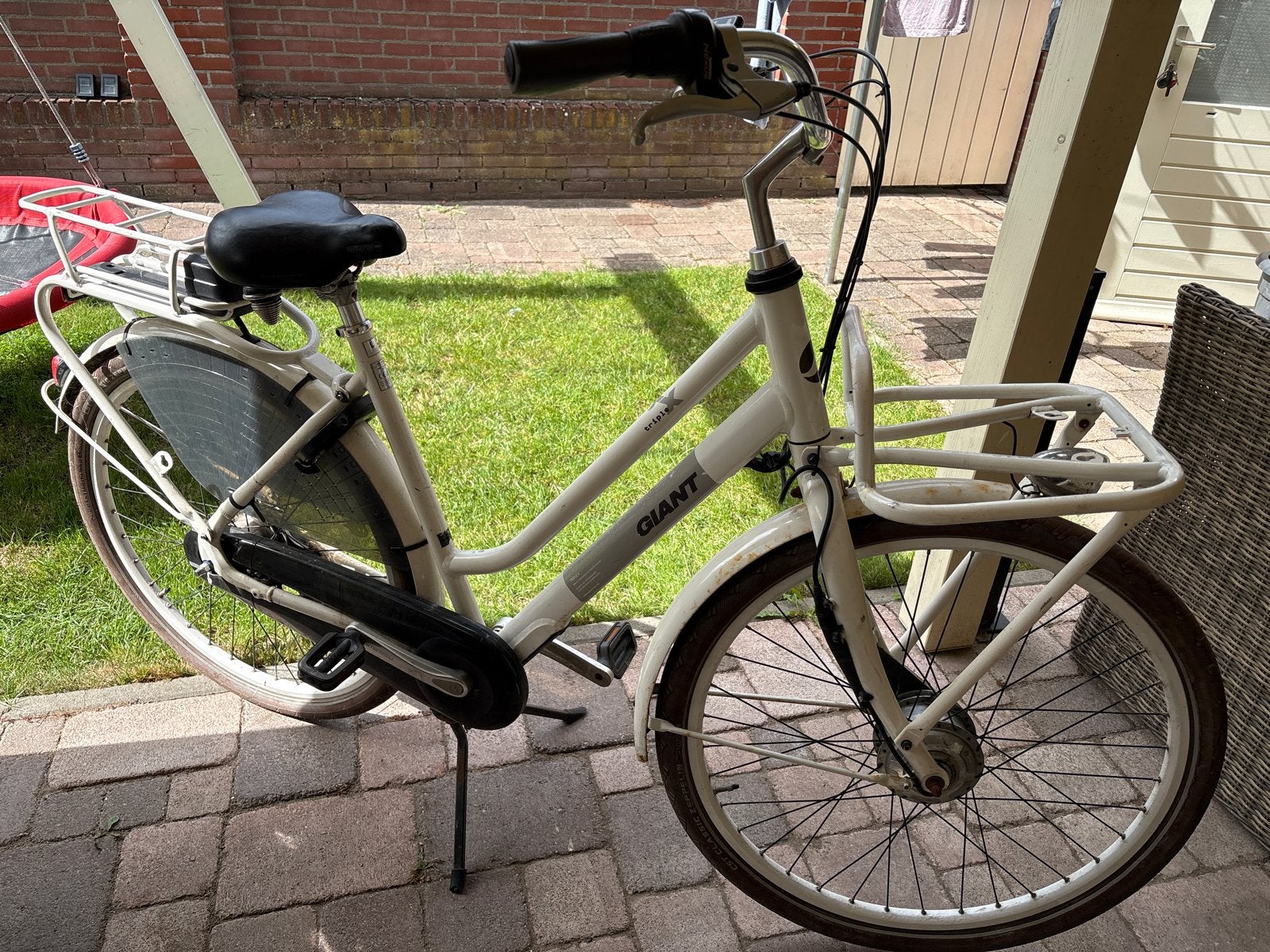 Giant Triple X E-bike Damesfiets maat L - Gebruikt, Fietsen en Brommers, Ophalen, Gebruikt, Giant, 59 cm of meer