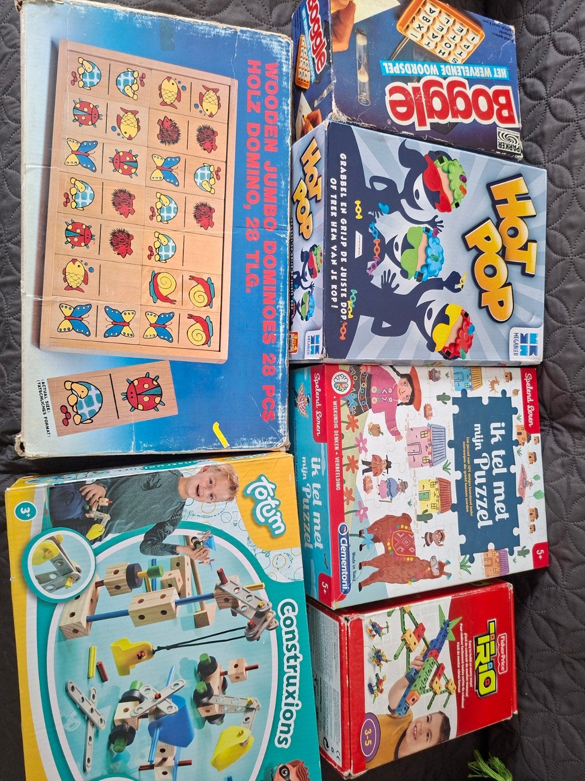 Spellen kinderen, Ophalen