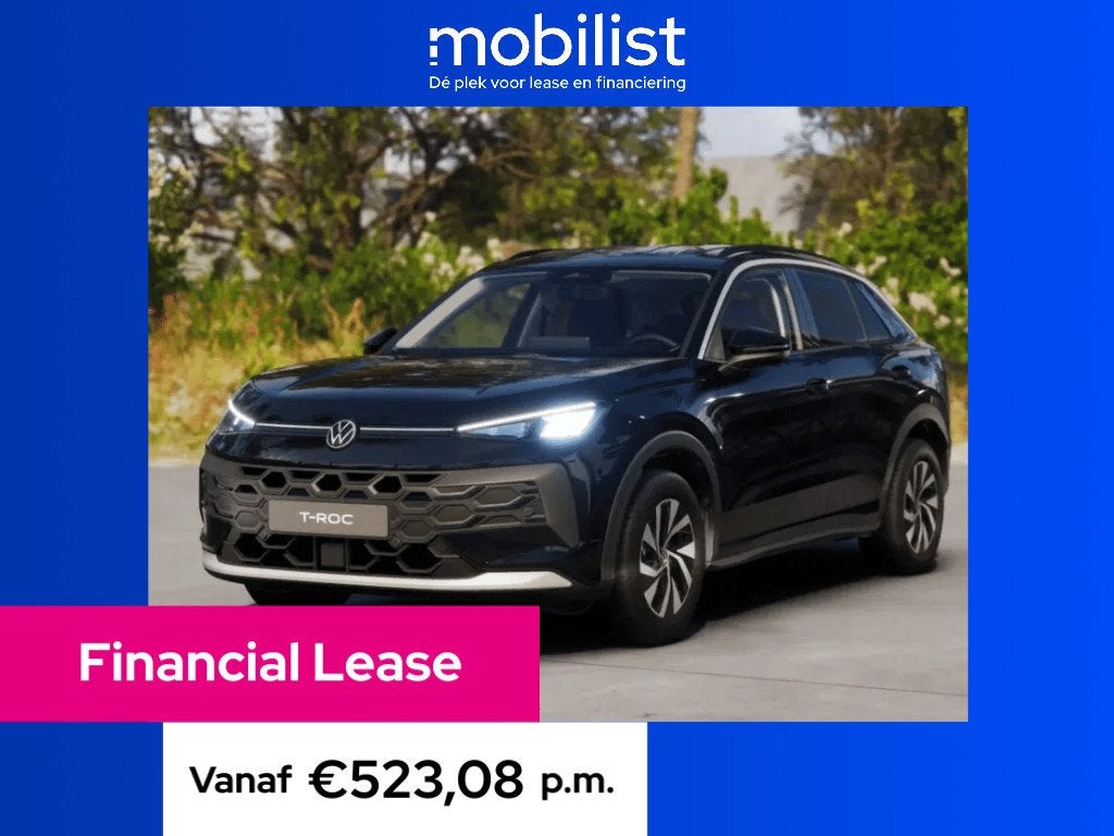 Volkswagen T-Roc Limited Edition 1.5 eTSI 116 PK 7 versn. DS, Automaat, 1498 cc, 116 pk, Zwart