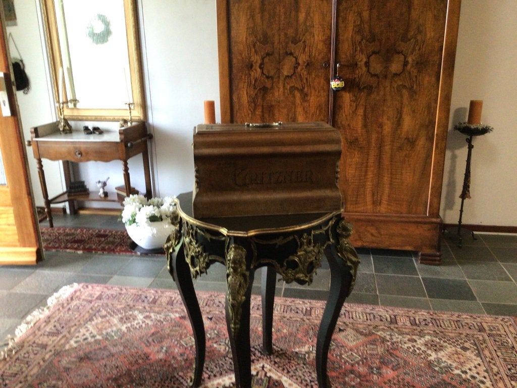 antieke kist, Antiek en Kunst, Antiek | Woonaccessoires, Ophalen of Verzenden