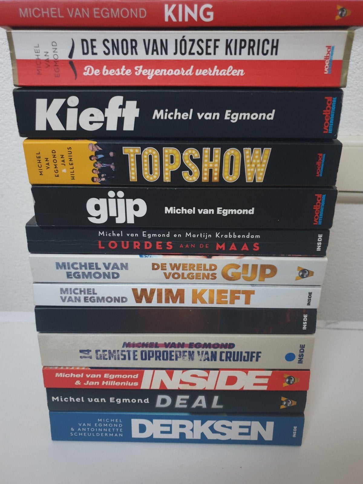 Michel van Egmond Boeken Collectie - Voetbal en Meer, Ophalen of Verzenden, Gelezen, Michel van Egmond