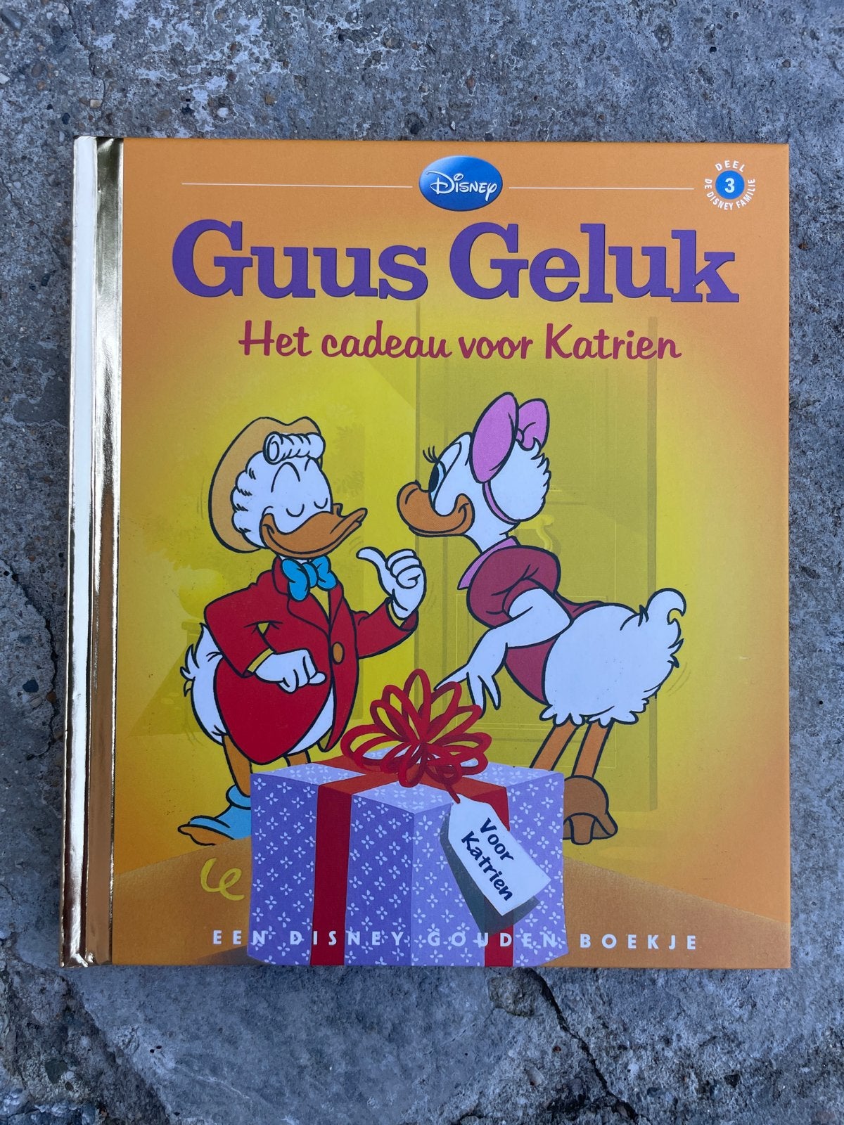 Disney Gouden Boekje: Guus Geluk - Het cadeau voor Katrien, Ophalen of Verzenden, Nieuw, 3 tot 4 jaar