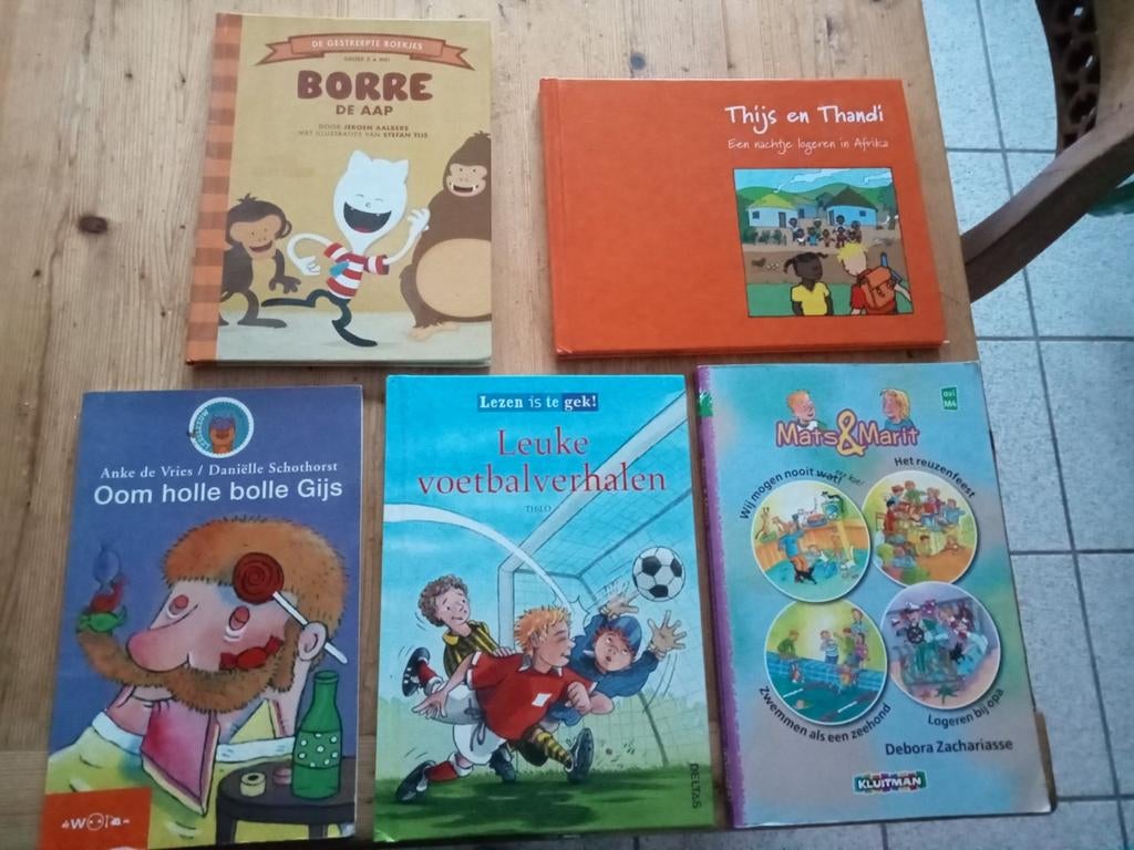 Kinderboekenpakket: Borre, Thijs & Thandi, Boeken, Ophalen of Verzenden, Gelezen, Diverse auteurs, Fictie algemeen