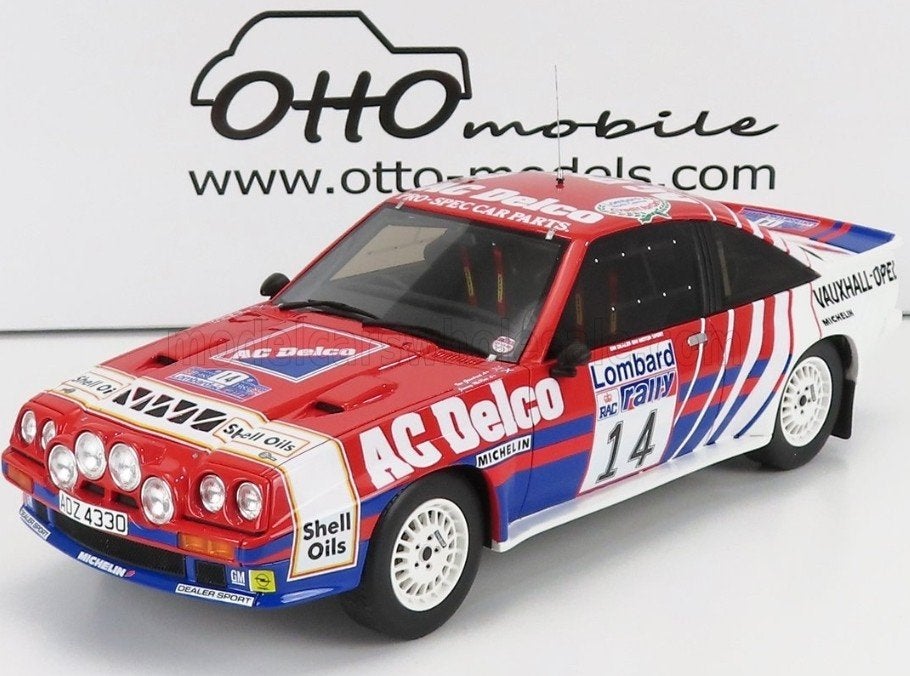 1:18 Opel Manta B RAC Europa Ralley uit 1985 Ottomobile, Hobby en Vrije tijd, Modelauto's | 1:18, Ophalen of Verzenden, Nieuw