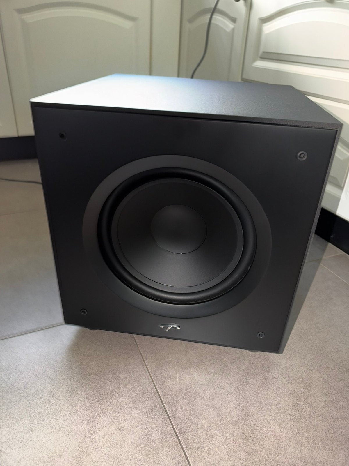 paradigm defiance v12  subwoofer, Basreflex, Subwoofer, Zo goed als nieuw, Ophalen
