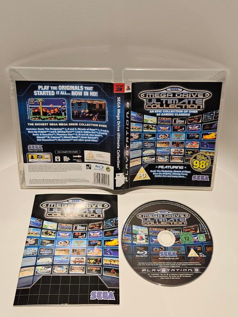 Sega Mega Drive Ultimate Collection PS3, Spelcomputers en Games, Avontuur en Actie, 2 spelers, Ophalen of Verzenden, Zo goed als nieuw
