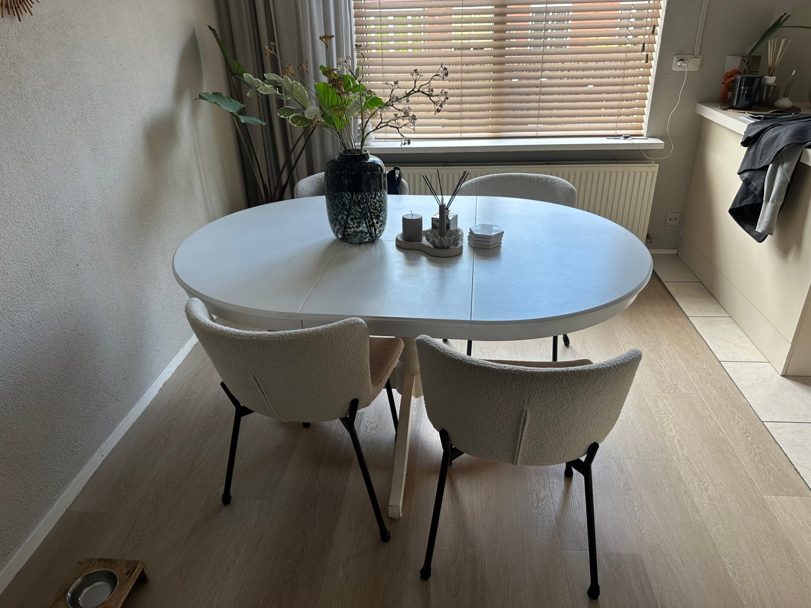 Ikea tafel uitklapbaar, Ophalen of Verzenden, Zo goed als nieuw, Minder dan 10 m², Laminaat