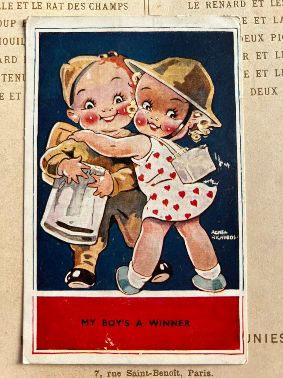 16-6-1942 WO2 - My boy’s a winner - aan een militair (HE), Ophalen of Verzenden, 1940 tot 1960, Gelopen, Kinderen