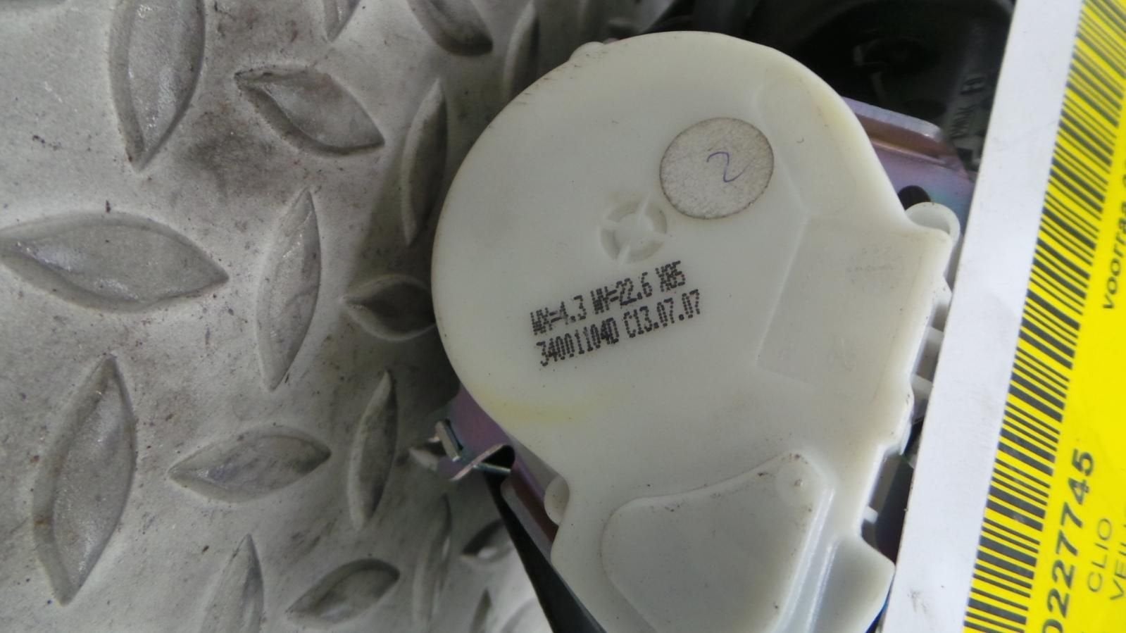 RENAULT CLIO VEILIGHEIDSGORDEL 2009, Auto-onderdelen, Interieur en Bekleding, Gebruikt, ARN erkend, Stiba lid, Erkend duurzaam