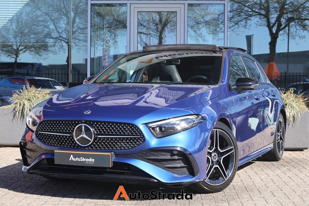 Mercedes A-Klasse A 180 AMG-Line 136pk | Cruise | Climate |, 136 pk, Gebruikt, 4 cilinders, Met garantie (alle)
