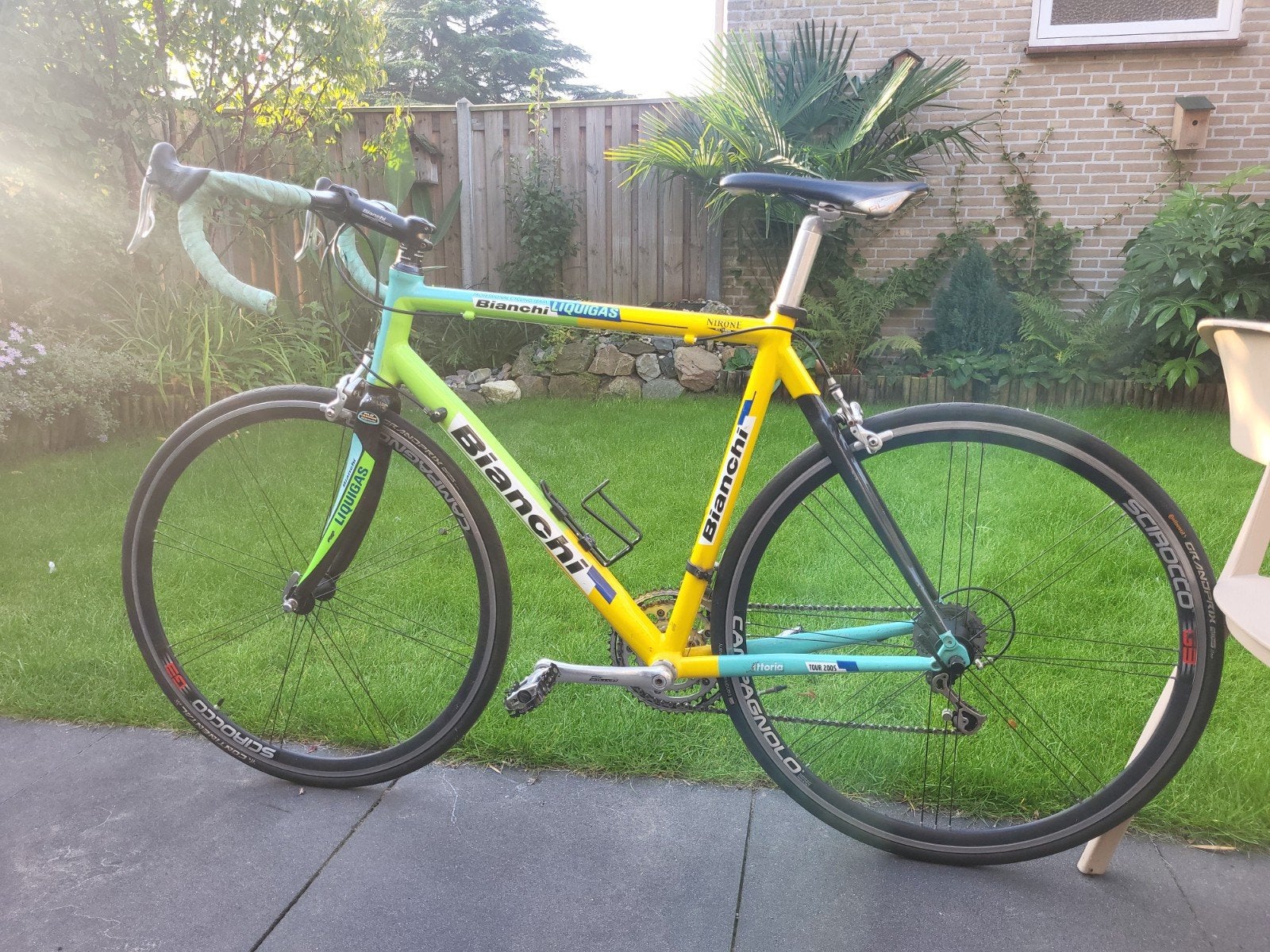 Bianchi Nirone 2005 liquigas teamfiets, Ophalen, Gebruikt