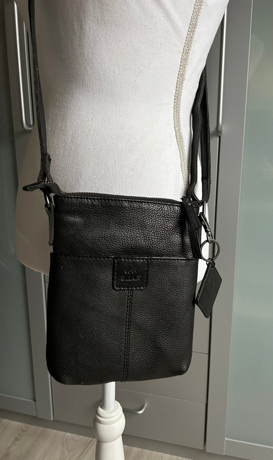 Schoudertas/Design Telefoontas / Crossbody tasje Nieuw, Zwart, Nieuw, Leer, Ophalen