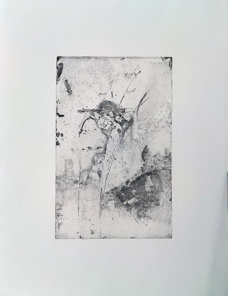 Abstract 3/10 - Kunstenaar: Jan Prins, 50 cm, 64 cm, Ophalen of Verzenden, 1950 - 1999