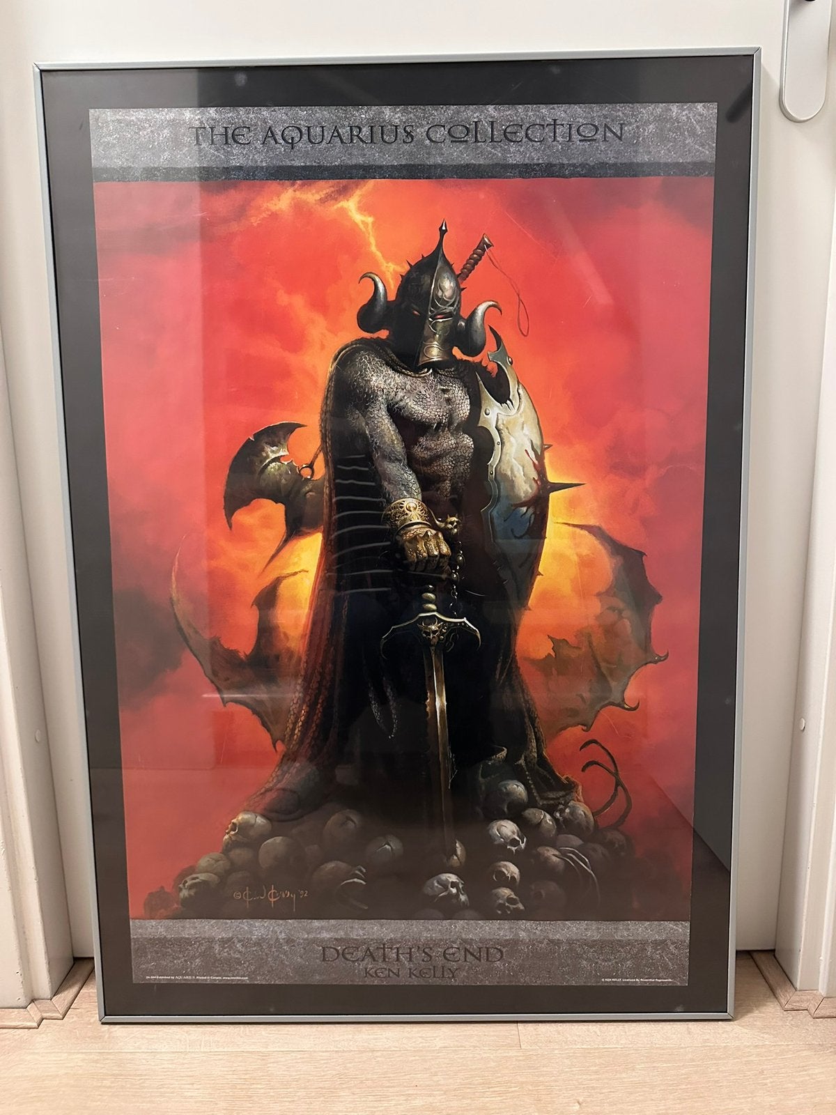 Witchaven poster met lijst, Ophalen, Rechthoekig Staand, Zo goed als nieuw, A1 t/m A3