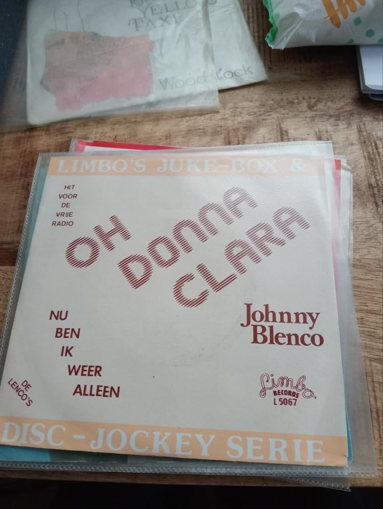 Johnny blenco - oh donna clara, Ophalen of Verzenden, Zo goed als nieuw, Overige formaten, Levenslied of Smartlap