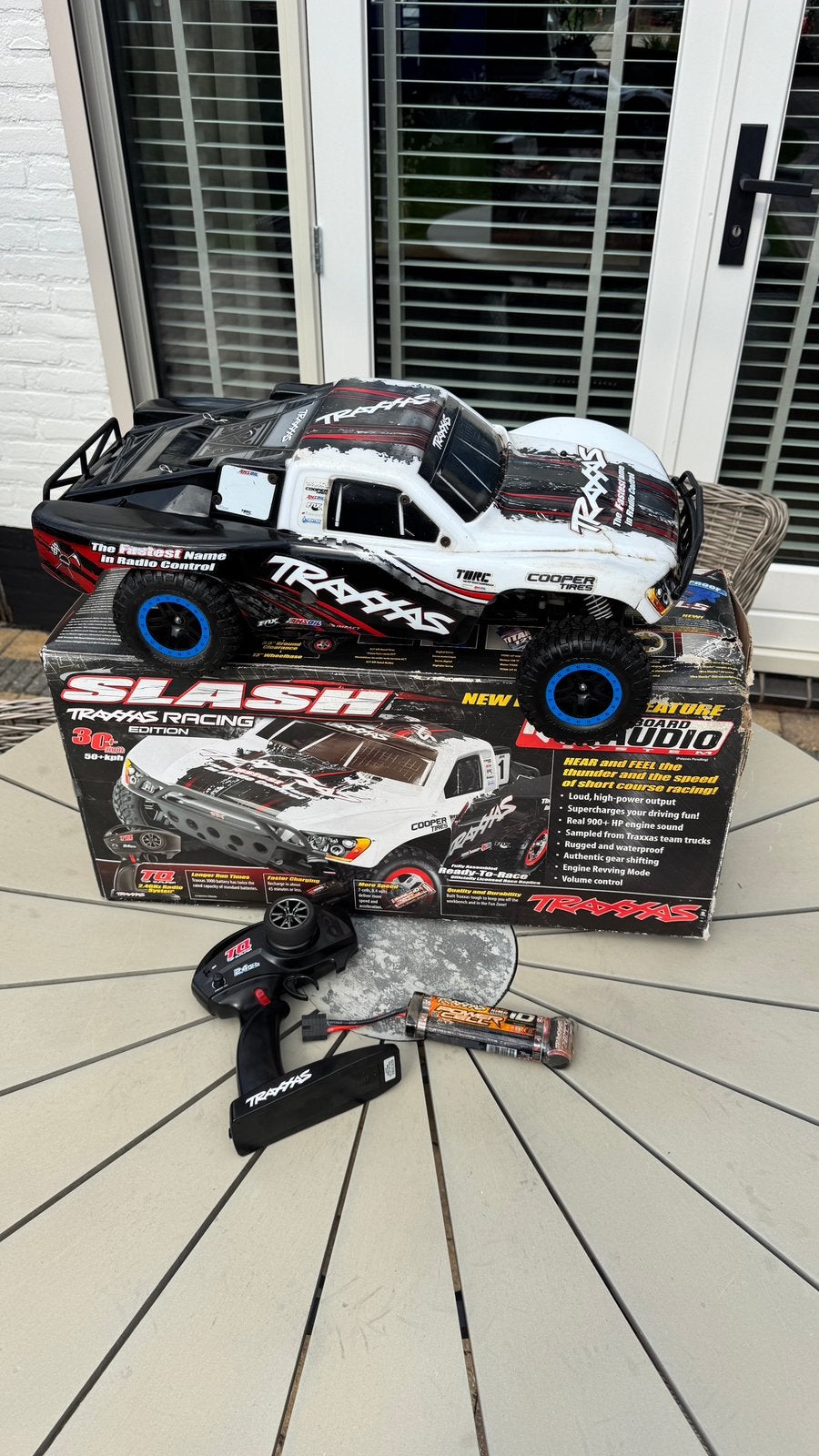 Traxxas 2WD Slash met zeldzaam On-Board Audio System, Ophalen of Verzenden, Zo goed als nieuw, Auto offroad