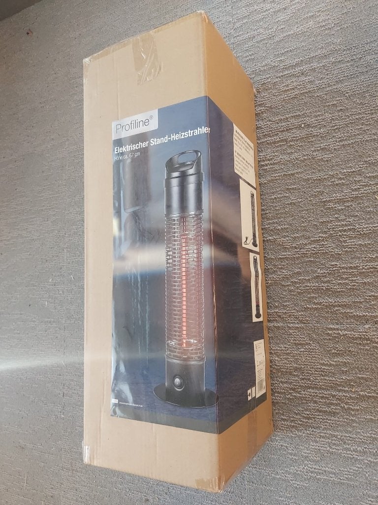 Heater staand 67 cm, Tuin en Terras, Ophalen of Verzenden, Nieuw, Elektrisch, Vloer