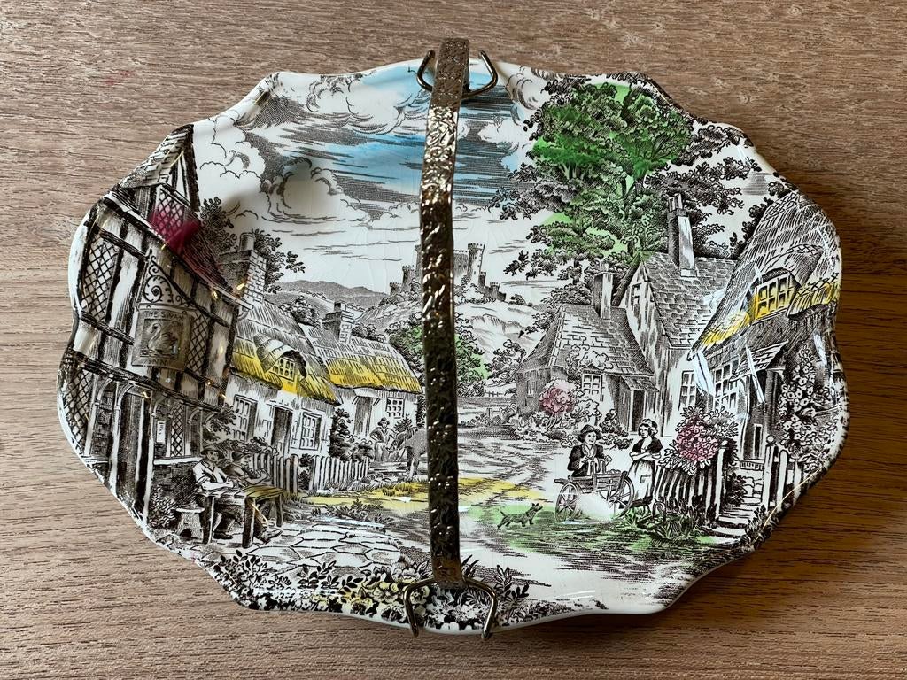 Vintage Serveerschaaltje Enoch wedgwood., Ophalen of Verzenden