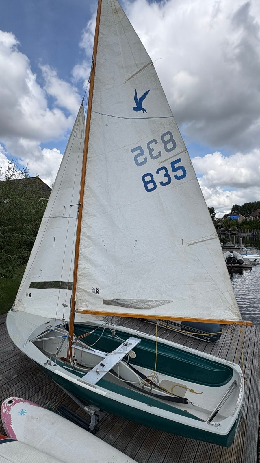 Leuke Stern zeilboot. Of visbootje. Leuk speelbootje., Watersport en Boten, Ophalen, Gebruikt, Minder dan 15 m²